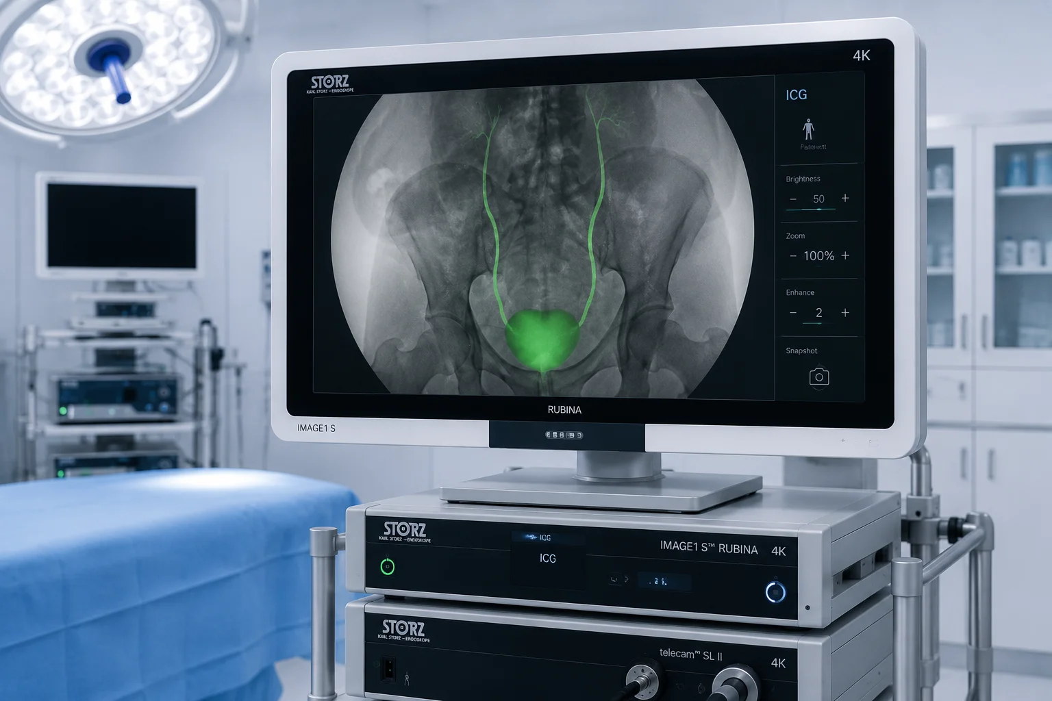 Ureteral ICG Guidance